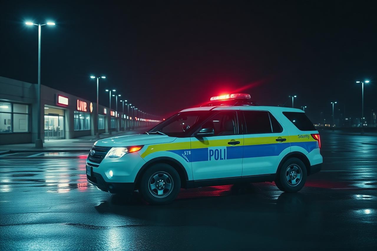 Véhicule de sécurité mobile en ronde de nuit en Haute-Garonne